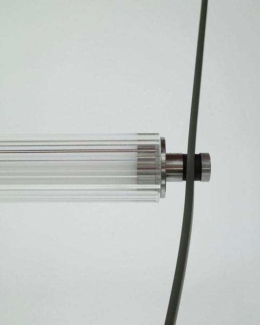 Rylight Designer U-vormige riemlamp LED glazen buis kroonluchter