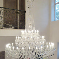 Rylight 3-laags extra grote vintage luxe kristallen kaarskroonluchter