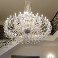 Rylight 3-laags extra grote vintage luxe kristallen kaarskroonluchter