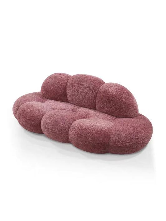 Rylight Fluff Velvet Sofa for Living Room/Bedroom