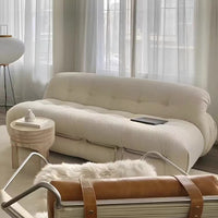 Vintage Leather/Cotton Soriana Armchairs Sofa For Living Room/Study