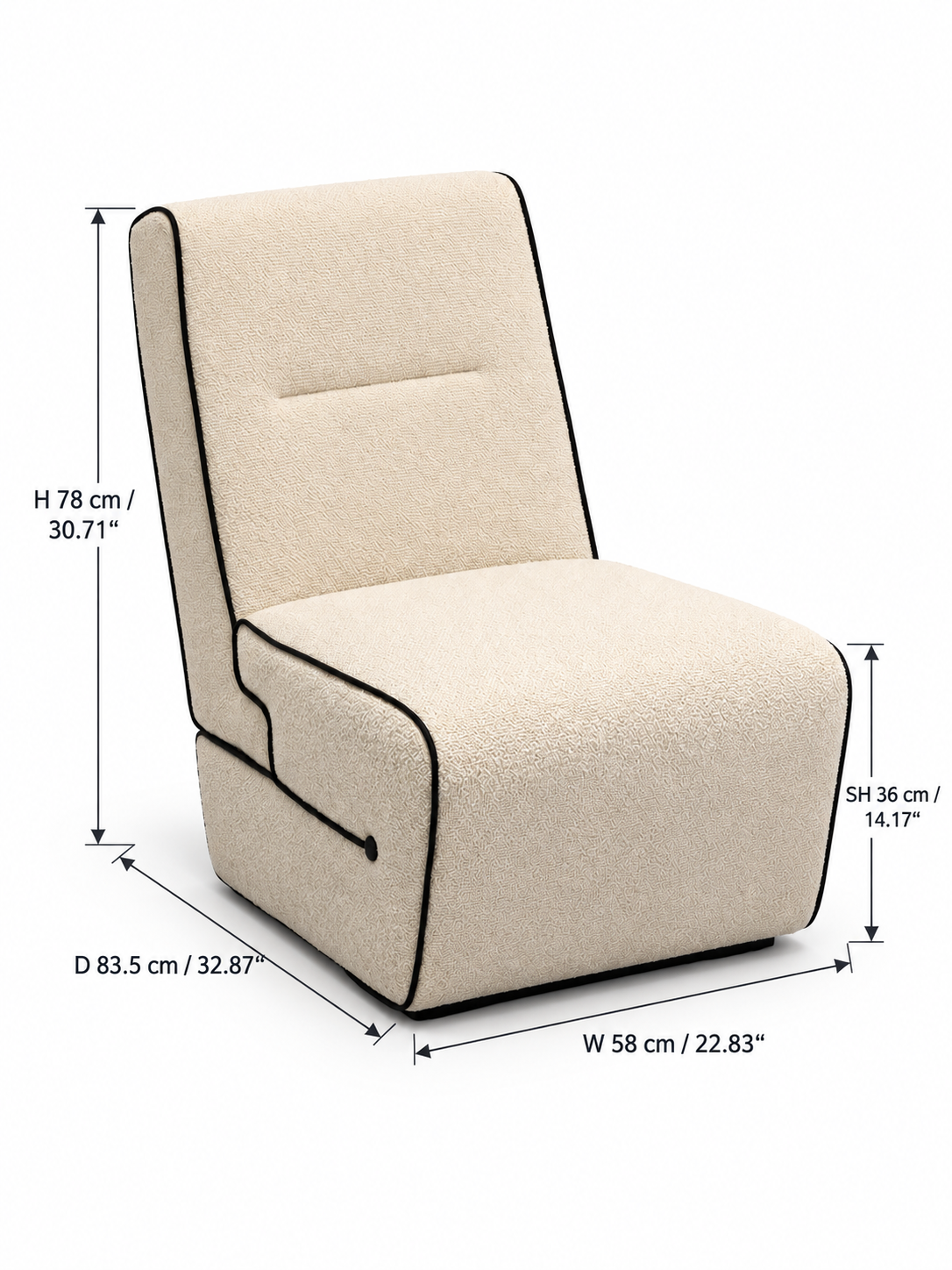 Interconnected Soft Lounge Chair