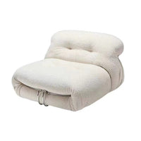 Vintage Leather/Cotton Soriana Armchairs Sofa For Living Room/Study