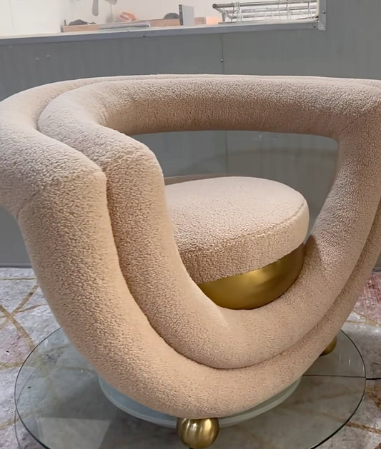 Rylight Art Design Furry Lips Armchair