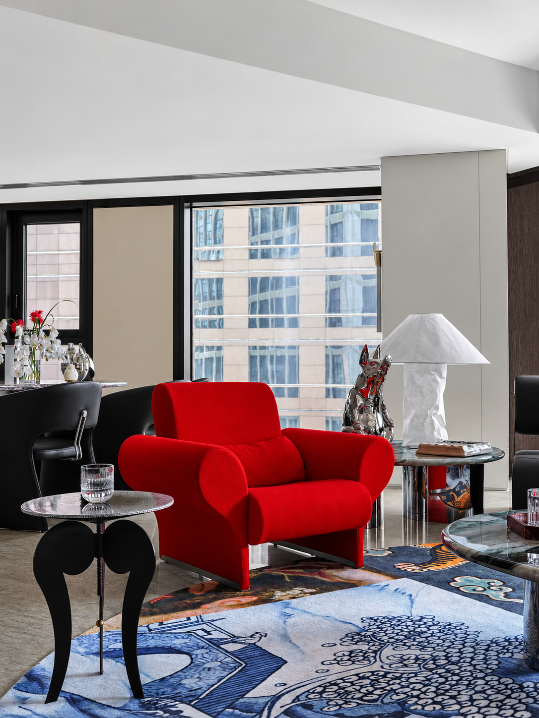 Roselle Sculptural Lounge Chair
