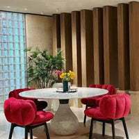 Rylight Italian Light Luxury Velvet Dining Chair