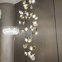 Modern Art Petunia Chandelier for Staircase/Foyer/Living Room
