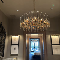 Rylight 2-Tier Crystal Glacier Shards Chandelier