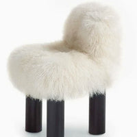 Post‑Modern Italian Sculptural Cloud‑Soft Fleece Lounge Chair