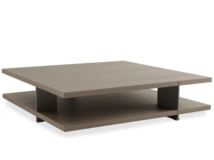 Modern Minimalism Wood/Marble Coffee Table