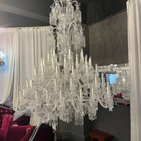 Rylight luxe klassieke 3-laags kaarsen kristallen kroonluchter