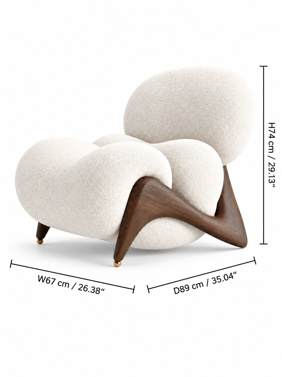 Cloudscape Sculptural Lounge Chair