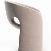 Contemporary H-Shape Upholstered Cotton/Leather/Nubuck Leather Sofa Chair For Living Room