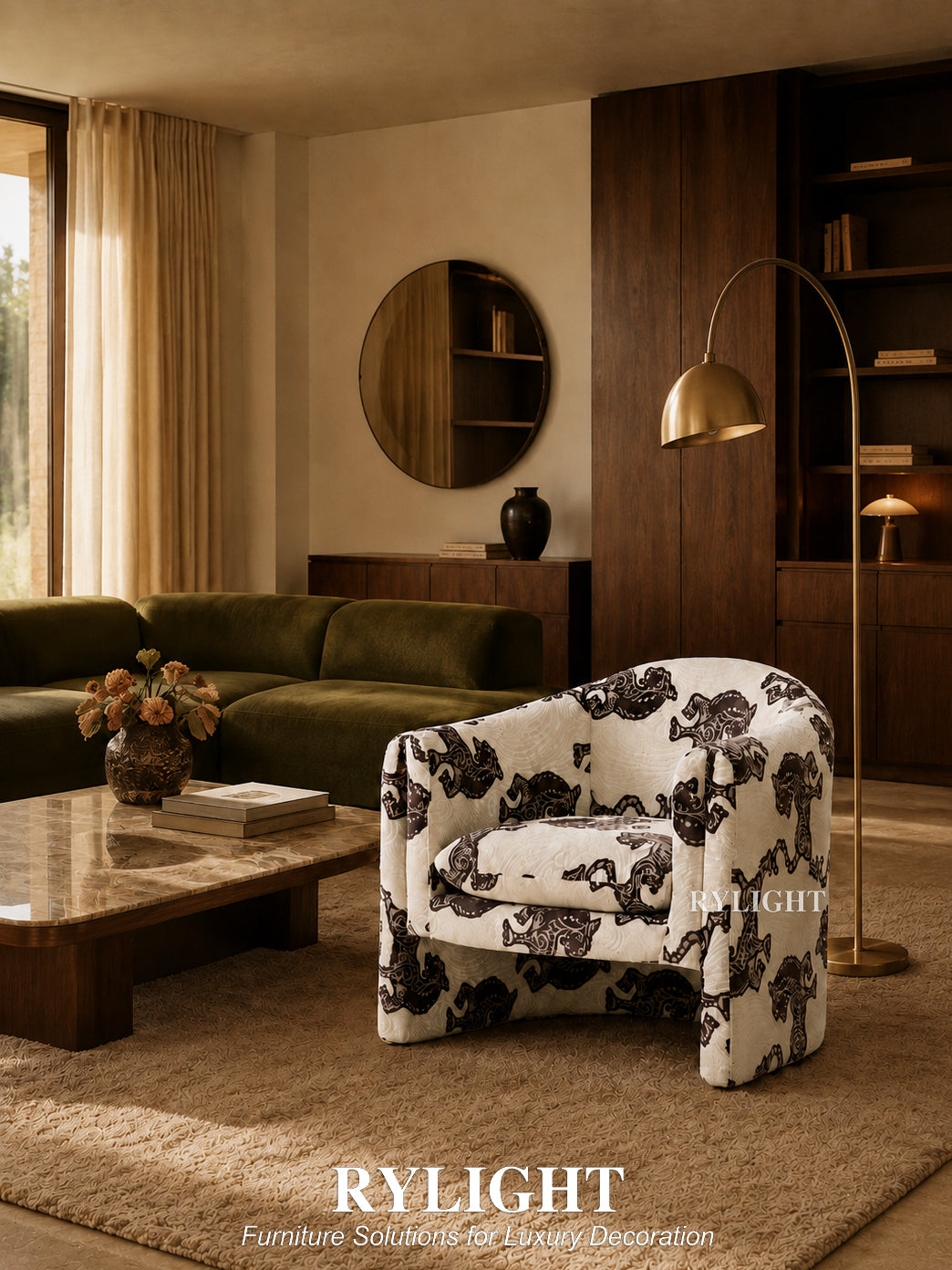 Bennett Tiger Mountain Sculptural Accent Chair