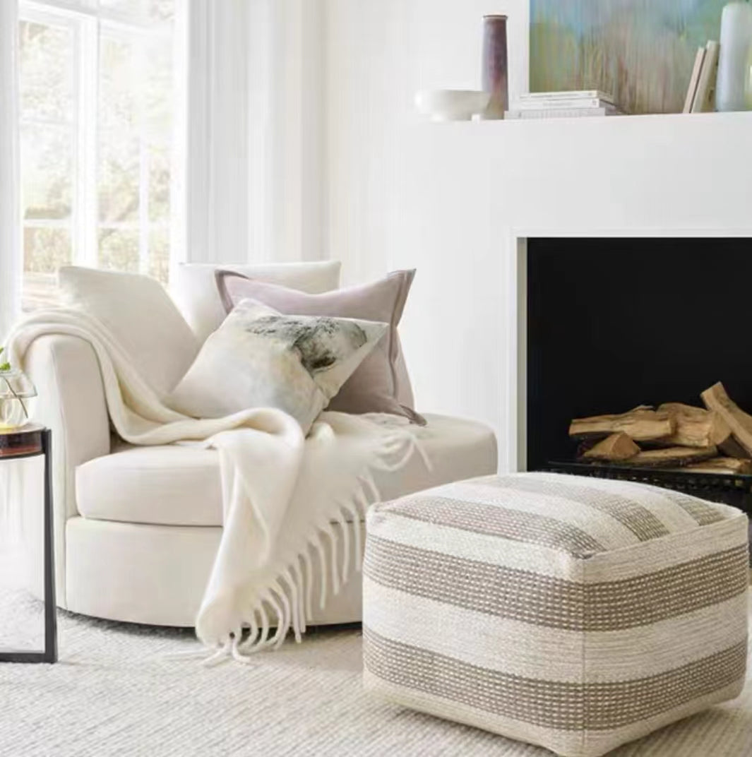 Italiaanse Nordic Light Luxe Fluwelen Ronde Draaibare Bankstoel voor Woonkamer/Slaapkamer