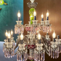 Luxury Colorful 18-Light Crystal Floor Lamp