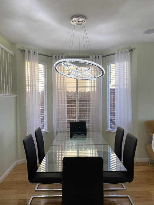 Rylight 2/3/4/5/6/7 ringen kristallen kroonluchter 