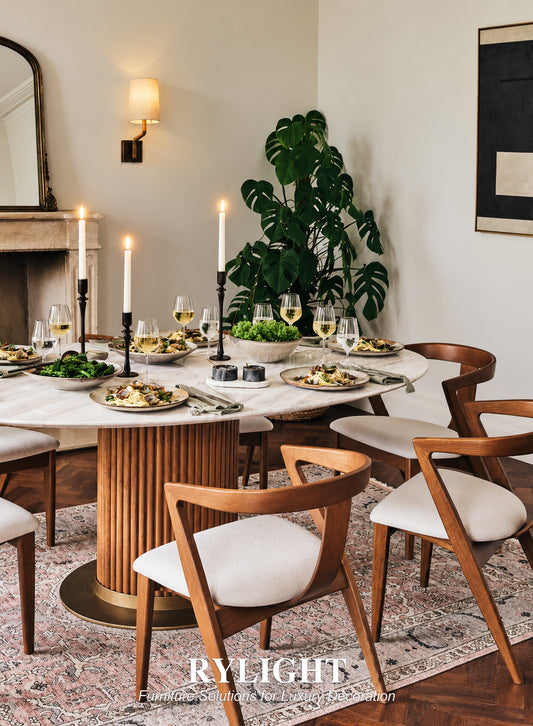 Vintage Belluno Carrara Marble Dining Table
