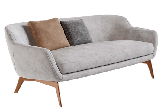 Moderne lichte luxe minimalistische stof/leer voor woonkamer/slaapkamer