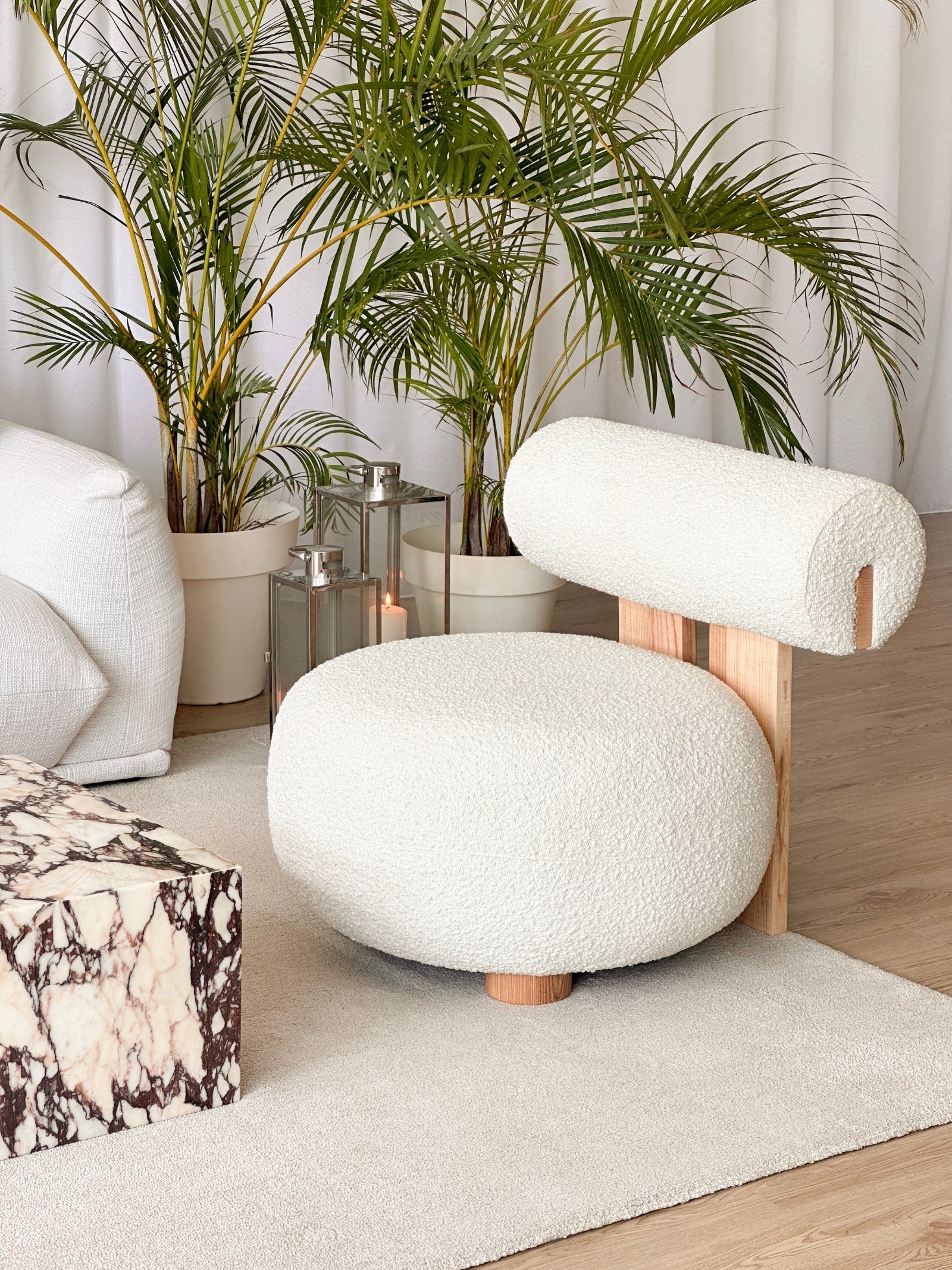 Rylight Boucle Lounge Chair