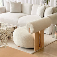 Rylight Boucle Lounge Chair
