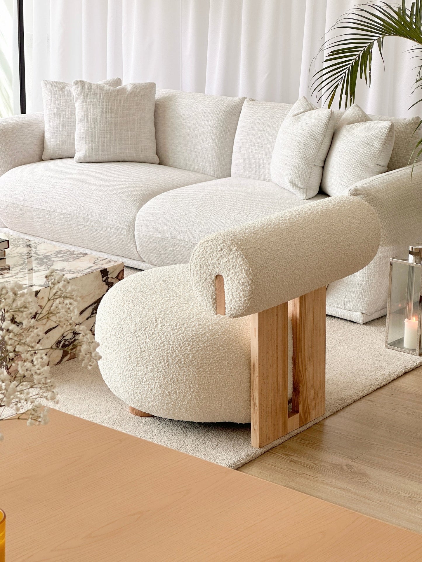 Rylight Boucle Lounge Chair