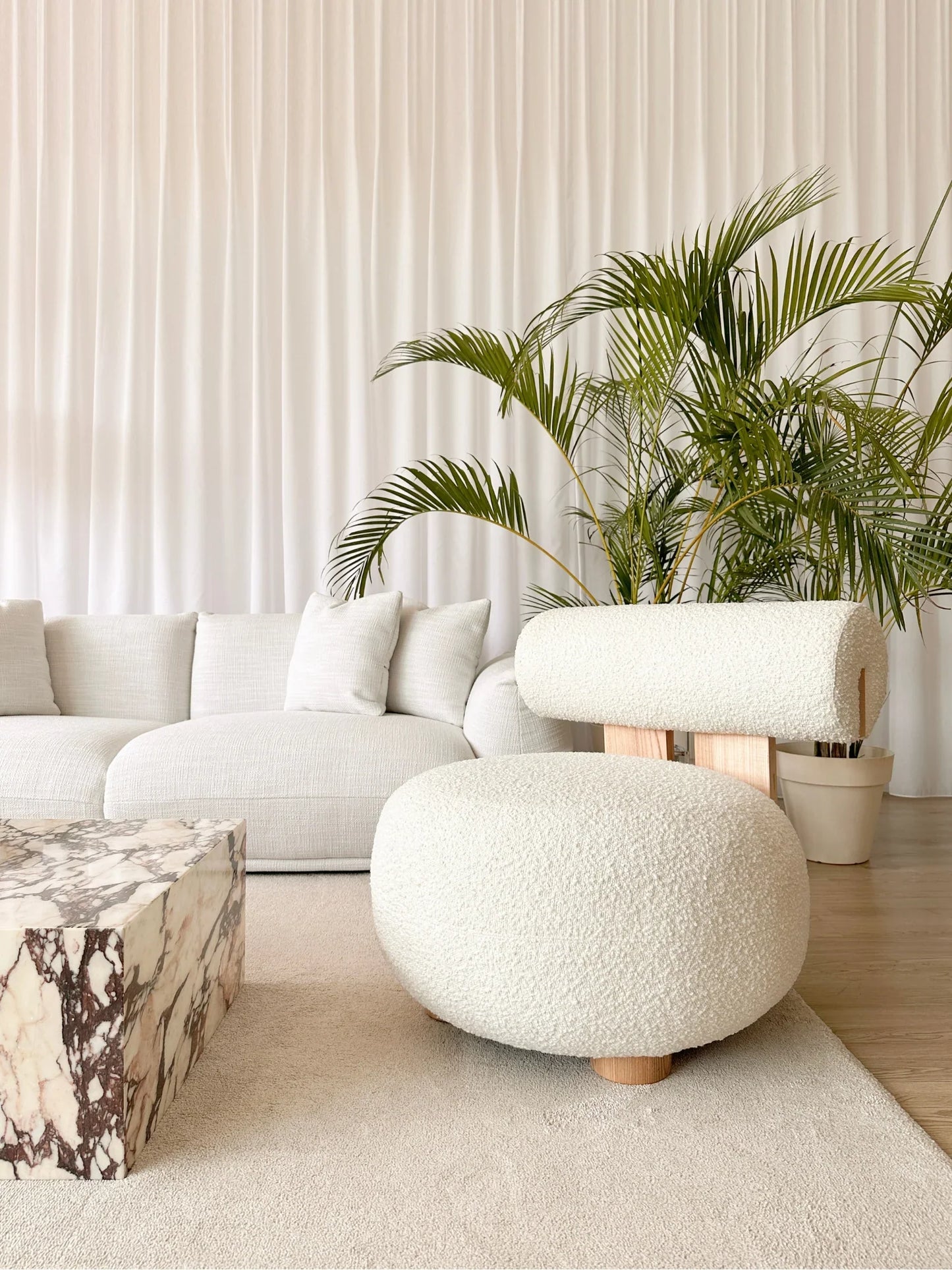 Rylight Boucle Lounge Chair