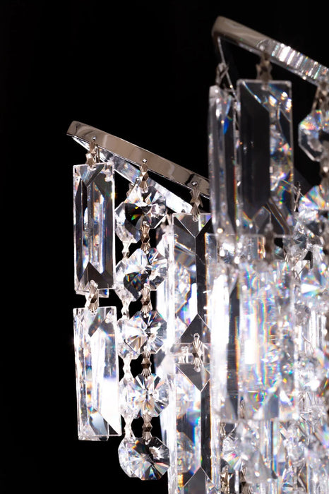 Rylight 13/24/30-Light Luxury Style Rotating Crystal Chandelier