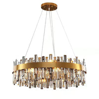 ثريا كريستالية ذات حلقة دائرية فاخرة وحديثة من رايلايت