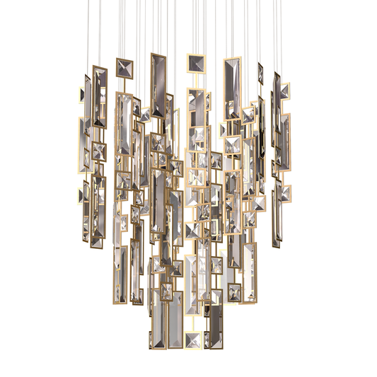 Rylight ronde/rechthoekige moderne stijl vierkante kristallen kroonluchter