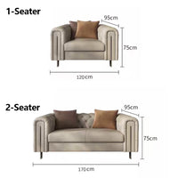 Rylight 1/2/3/4-Seater Leather Sofa
