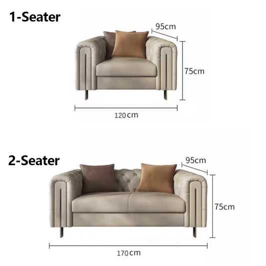 Rylight 1/2/3/4-Seater Leather Sofa