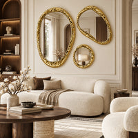 Aurelia Sculptural Mirror Trio