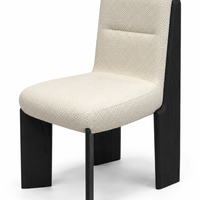 Noirline Sculptural Upholstered Dining Chair