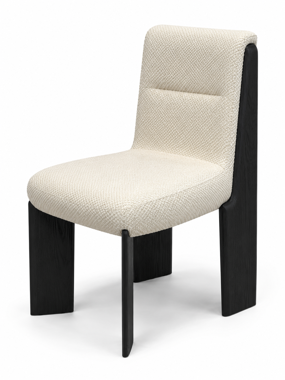 Noirline Sculptural Upholstered Dining Chair