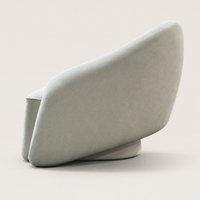 Aurelia Sculptural Velvet Accent Chair