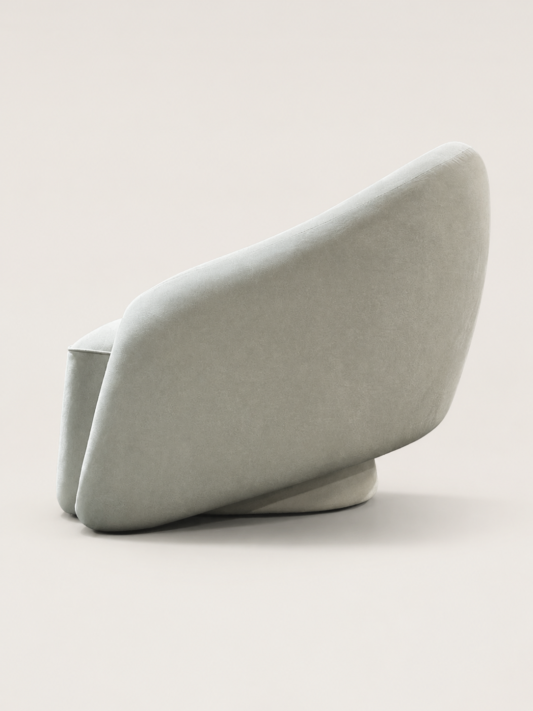 Aurelia Sculptural Velvet Accent Chair
