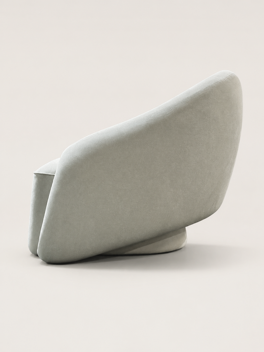 Aurelia Sculptural Velvet Accent Chair