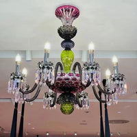 Luxury Colorful Crystal Chandelier for Living Room