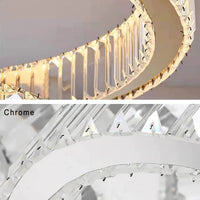 ثريا كريستال Rylight 5/6-Ring باللون الذهبي/الكروم