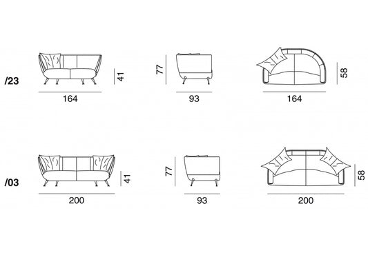 Rylight irregular Sofa in Espresso/Black/Leather Upholstery