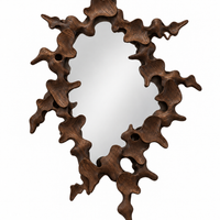 Aurelia Sculptural Oak Mirror