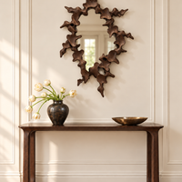 Aurelia Sculptural Oak Mirror