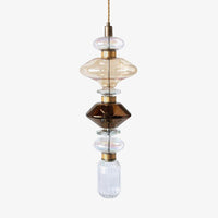 Irregular Art Glass Pendant Lamp