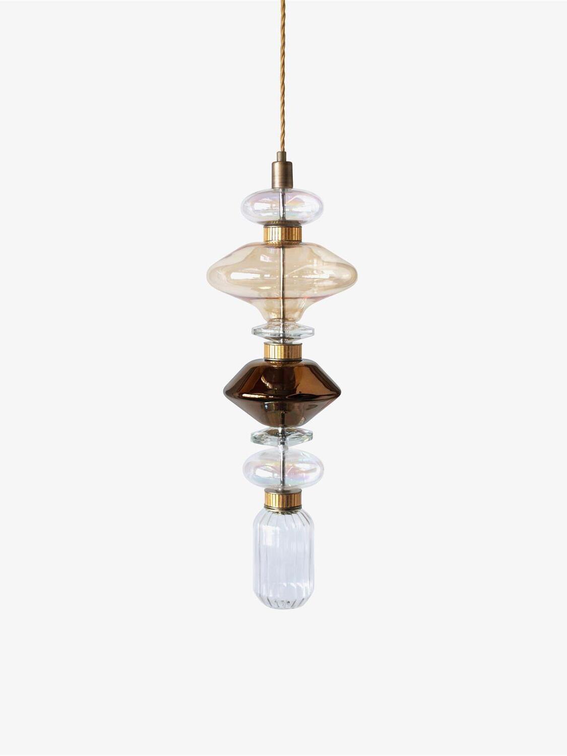 Irregular Art Glass Pendant Lamp
