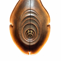 Eclipse Ripple Sculptural Wall Cabinet