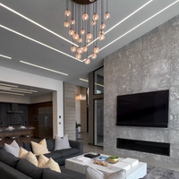 ثريا رايلايت الحديثة ذات الكرة اللؤلؤية الدائرية