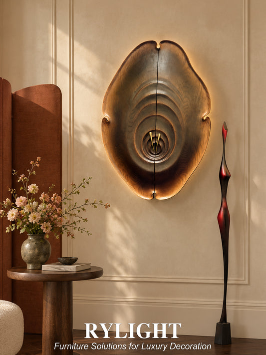Eclipse Ripple Sculptural Wall Cabinet