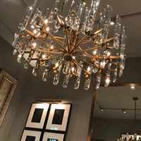 Rylight 2-Tier Crystal Glacier Shards Chandelier