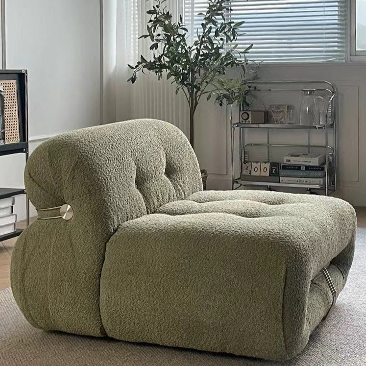 Vintage Leather/Cotton Soriana Armchairs Sofa For Living Room/Study